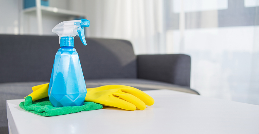 House cleaning prevent the Flu from spreading in home